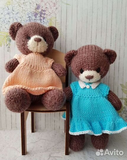 Мишутка вязаный