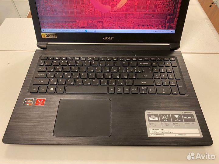Ноутбук Acer Aspire 3 (Ryzen 3/ 6gb/ SSD 240gb)
