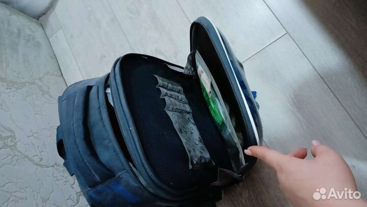 Рюкзак с 3д рисунком, спинка ортопед