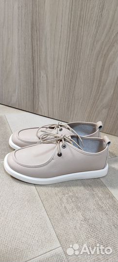 Ботинки кожаные