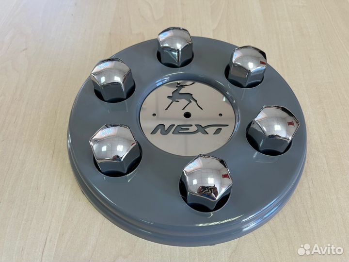 Колпаки газель + хром люкс+ вставка нержавейка