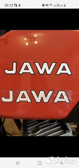 Наклейки ява 638 634 бак и крышки