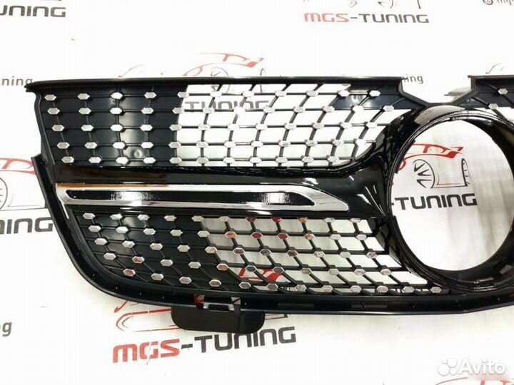Решетка на Mercedes GL X164 Diamond Black 06-09г