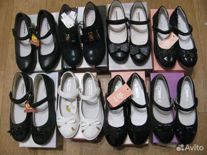 Туфли школьные для девочек,р.34-36