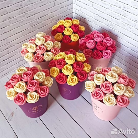 Шоколадный букет. Букет из шоколадных роз