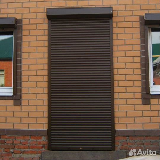 Рольставни для дверей Алютех 1000х1800 мм