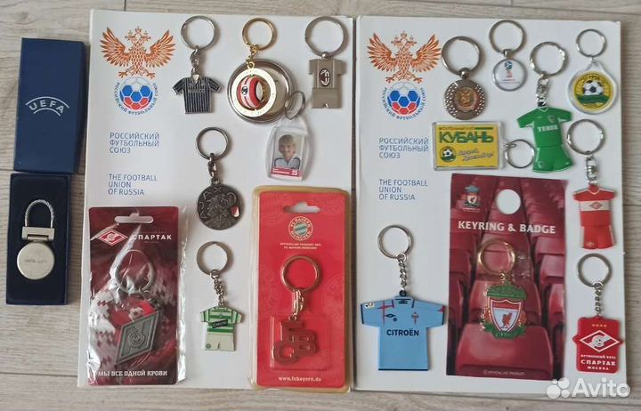 Брелоки FC Liverpool, Inter, Milan, Ajax, Celtic
