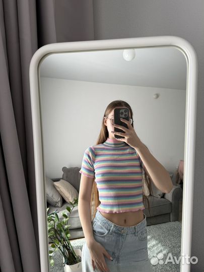 Топ в полоску