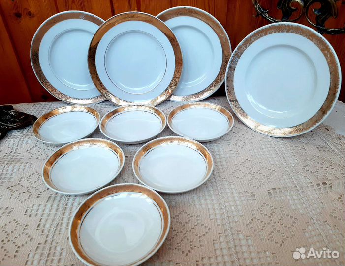 Тарелки десертные,креманки Лфз 