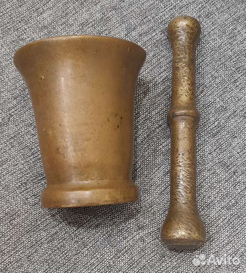 Ступка с пестиком латунь