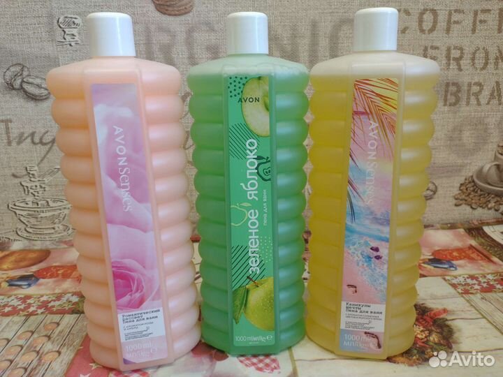 Набор пены для ванн (3шт) 1000мл avon