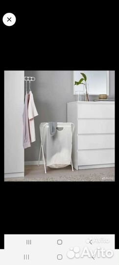 Корзина для белья и игрушек икеа Элль jall