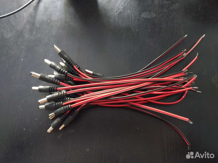 Разъем питания DC штекер с проводом 20 см