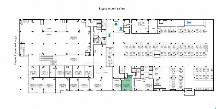 Торговая площадь, 68.7 м²