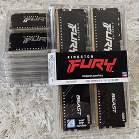 Kingston Fury Beast 16Gb (2x8GB) 3200мгц (Новые)