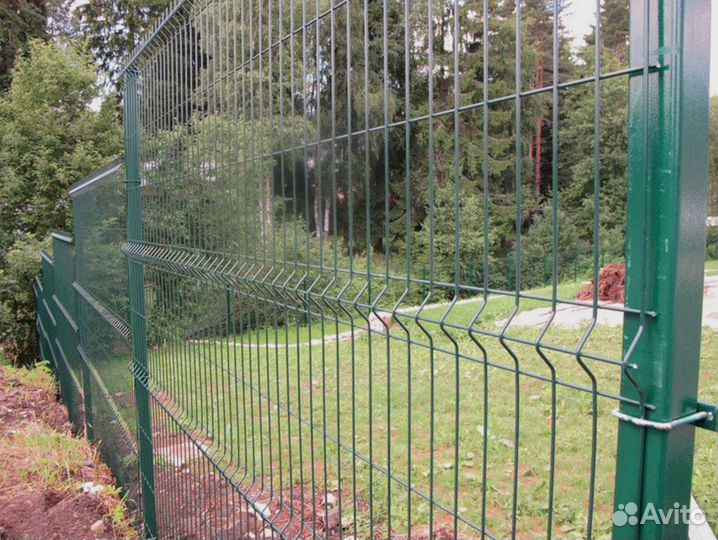 3Д сетка гиттер для забора