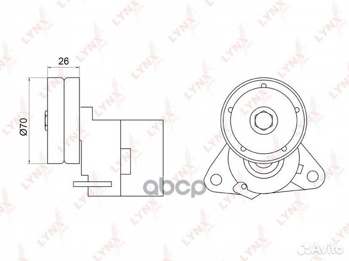 Натяжитель ремня навесного оборудования PT3031