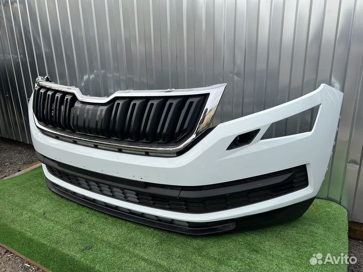 Skoda kodiaq бампер передний