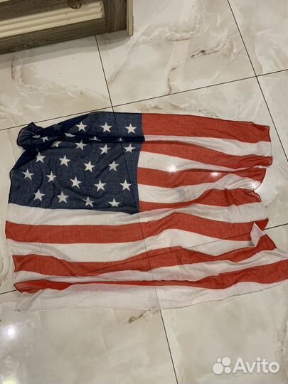 Шарф с флагом америки