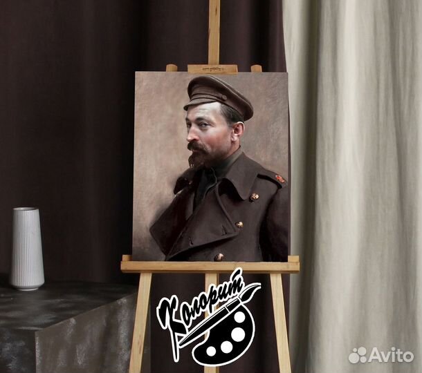 Портрет Путина и Дзержинского