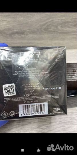 Мужская туалетная вода лалик Энерджи ноир 100мл