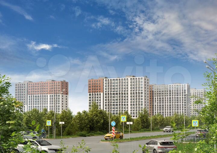 1-к. квартира, 46,8 м², 1/16 эт.