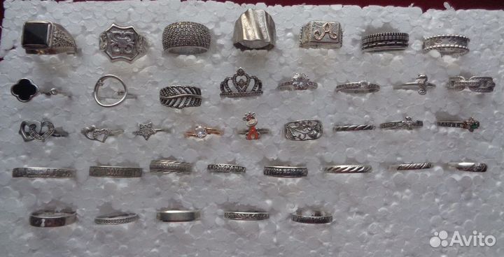 Кольца серебро 925 пробы