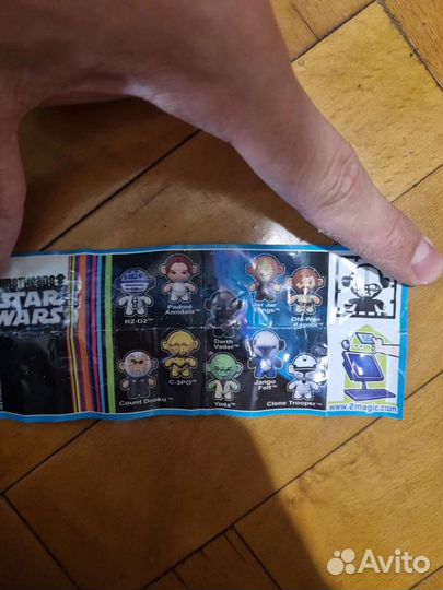 Коллекция Star wars киндер сюрприз 2012