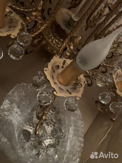 Люстра из бронзы