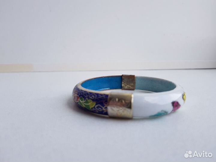 Браслет Клуазоне. Металл. Цветная эмаль. Винтаж