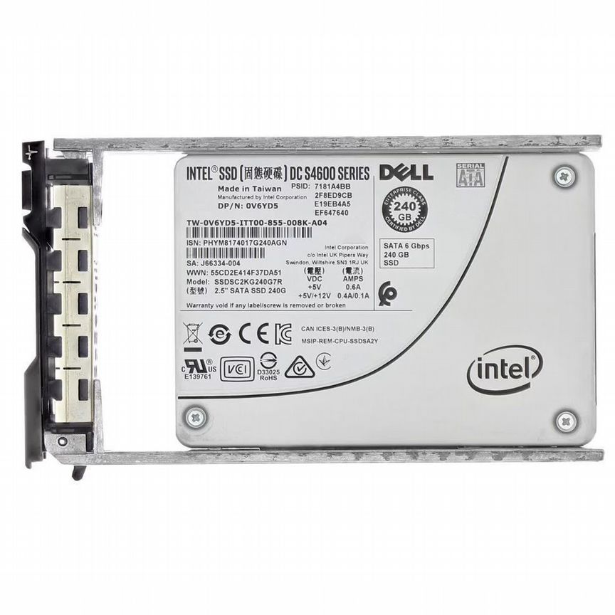 [V6YD5] Жесткий Диск Dell 240gb Sata3 2,5" Ssd V6yd5