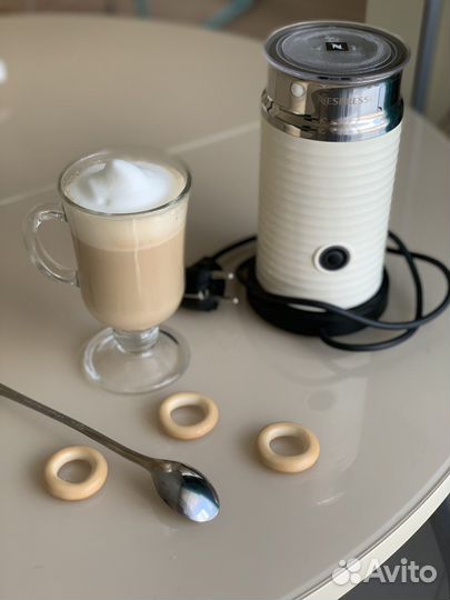 Капучинатор nespresso кремовый для идеальной пенки