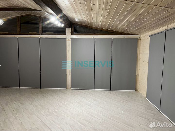 Рулонные шторы зебра