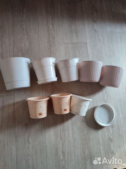 Горшки для цветов б/у