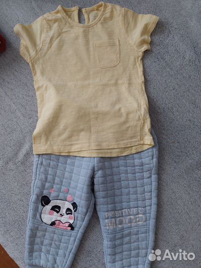 Вещи пакетом для девочки 86 92