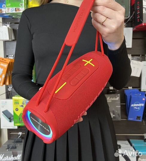 Убийца JBL Flip 6 - Колонка Hopestar Красная