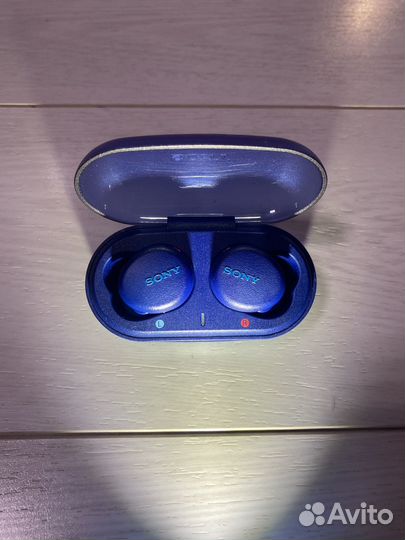 Беспроводные наушники sony WF-XB700, синий