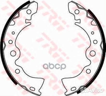 Колодки барабанные nissan almera classic к-т GS