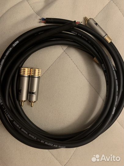 Разьемы Chernov cable, провод Klotz MC5000