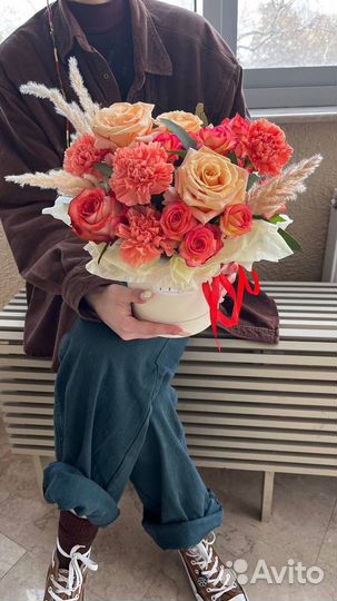 Букет в коробке