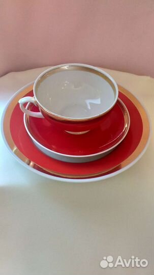 Чайные трио лфз,Дулево