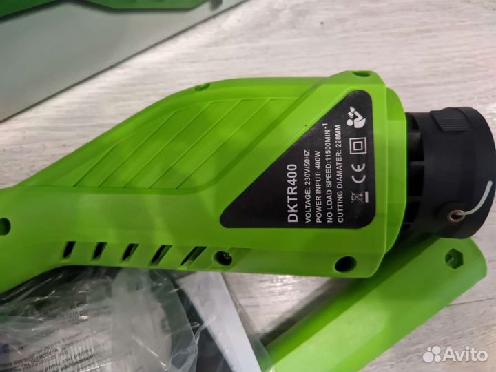 Садовый электрический триммер deko