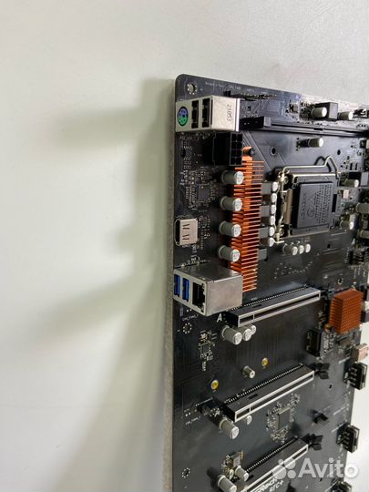 Мат.плата Asrock H510 Pro BTC+ (1200) (без комплек