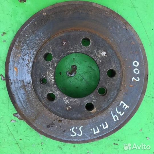 Диск тормозной передний не вентилируемый бмв Е34