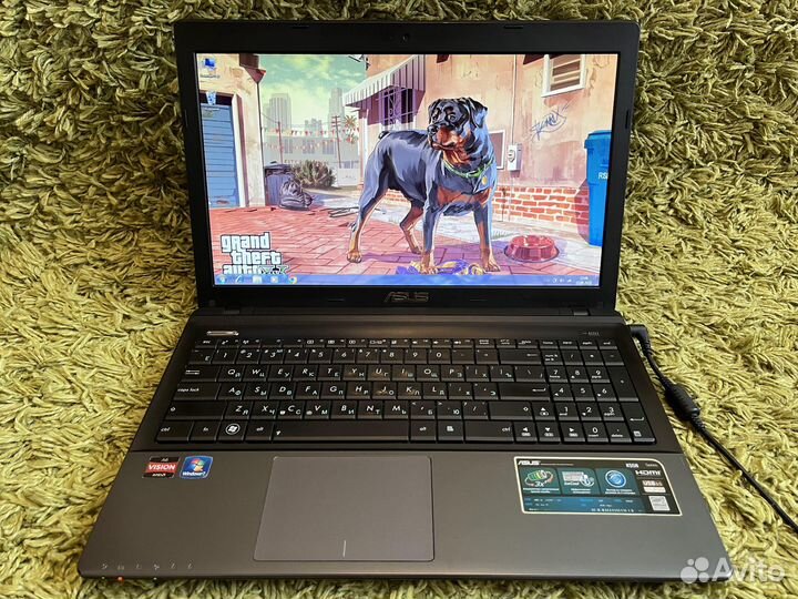 Быстрый ноутбук Asus