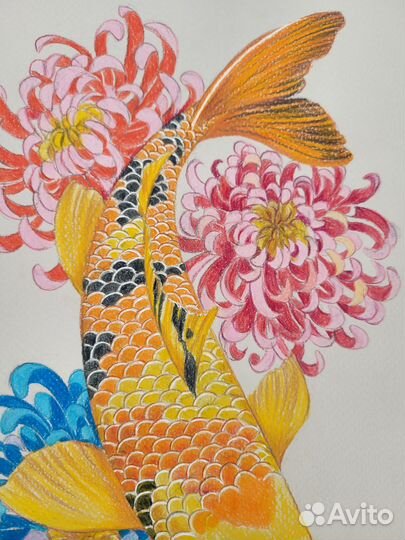 Картина Японский Карп Кои