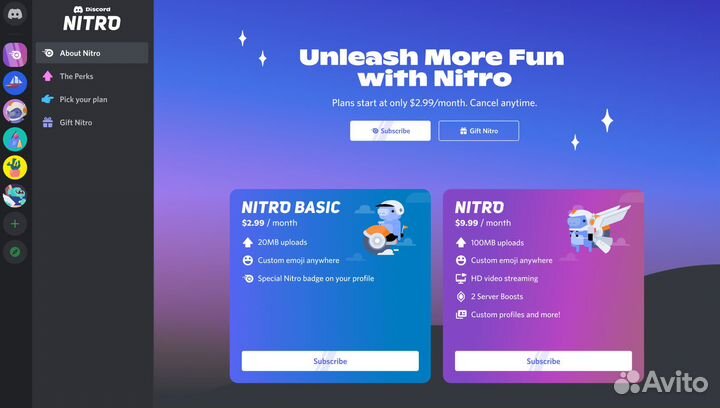 Discord Nitro Basic/Full Дискорд Нитро Гарантия