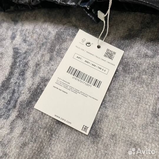 Пуховик zara moncler