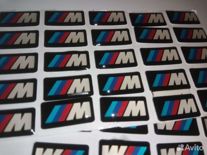 Наклейка, значок, эмблема BMW M бмв М