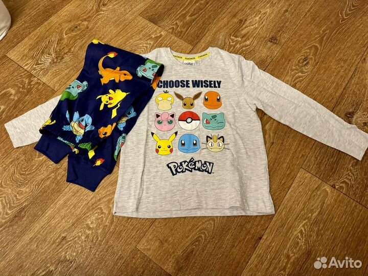 Пижама primark 110cм Pokémon